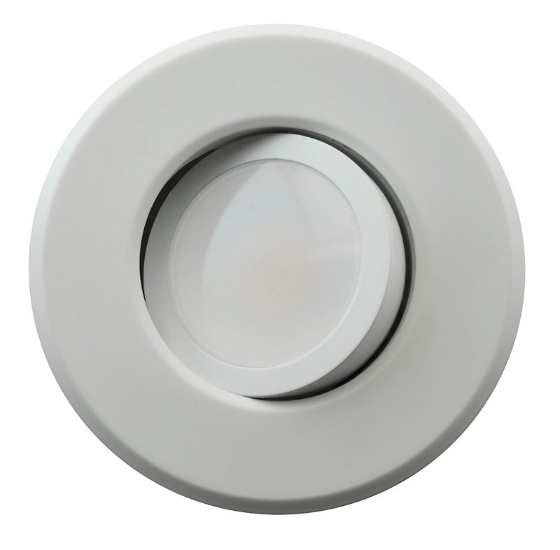 Nicor مجموعة إعادة تركيب مصباح LED جيمبال 5/6 بوصة من NICOR Lighting، 3000K أبيض (DLG56-10-120-3K-WH) - Image 3